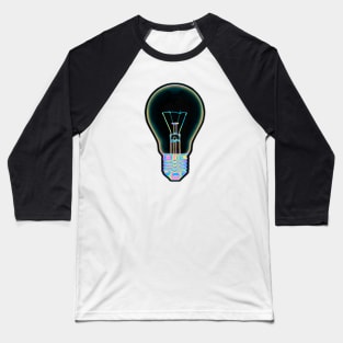 Holo Light Bulb Baseball T-Shirt